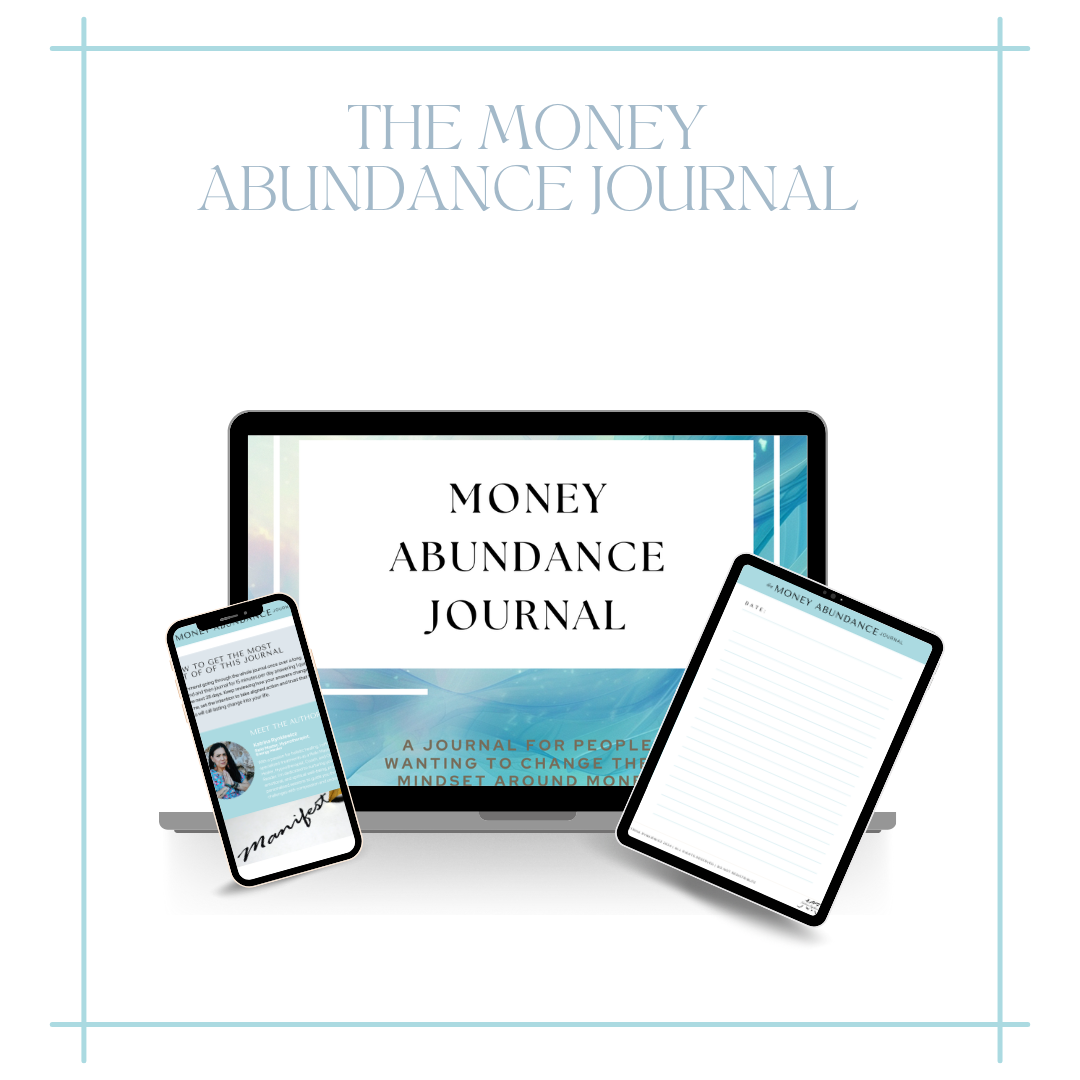 Money Abundance Journal displayed on various devices